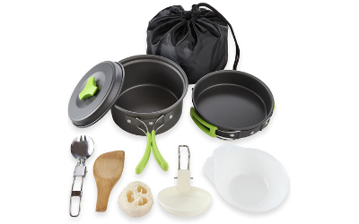 MalloMe Camping Cookware Mess Kit Review